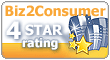 Rated 4 Stars at Biz2Consumer