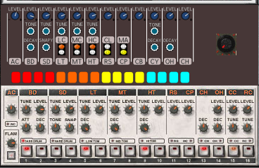 808 during the first steps of Modding.