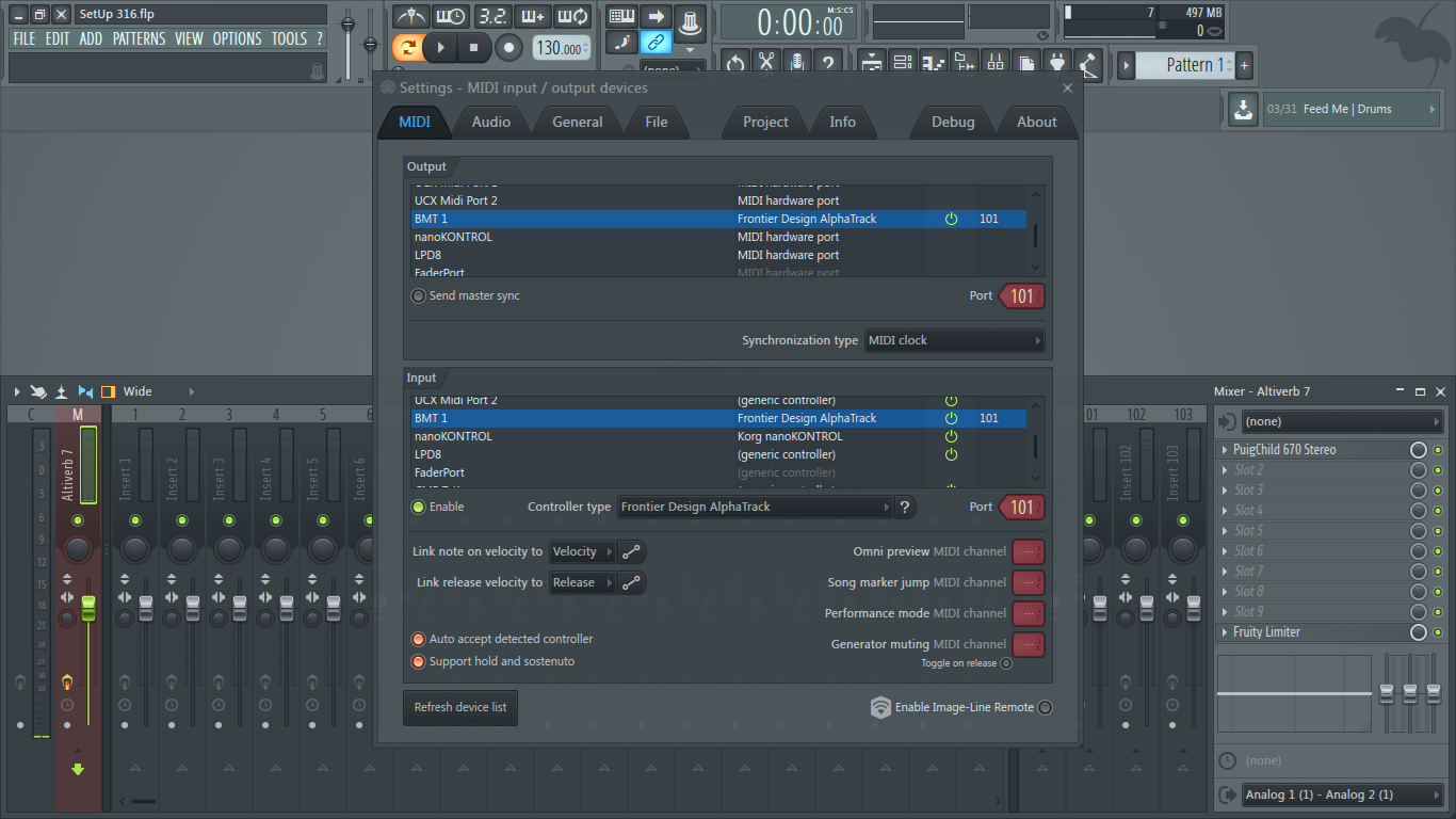 Presonus Faderport FL Studio implmentation -Motorized fader. - Bome Forums  Archive 2005 - 2016