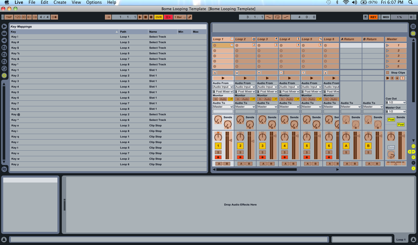 Live Key Mappings Prep